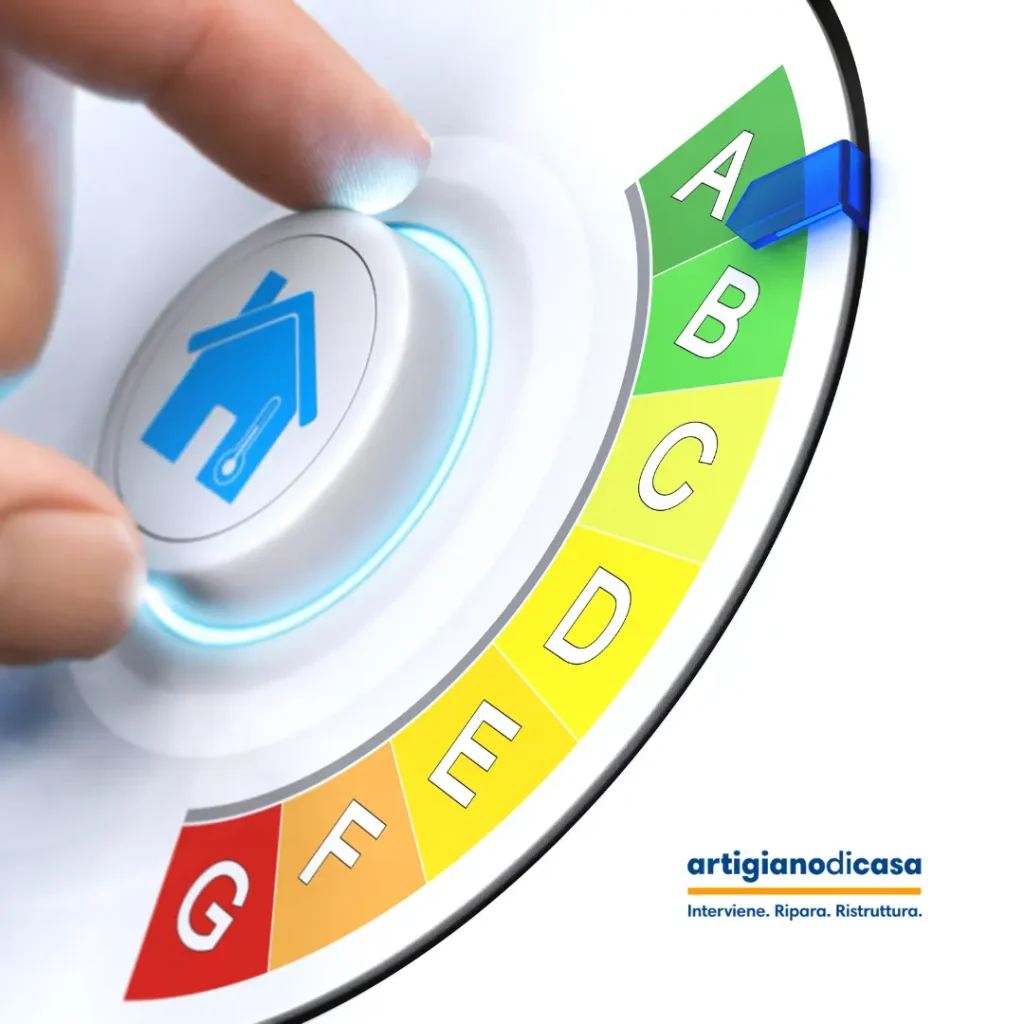 Leva per cambiare classe energetica e risparmiare con bonus statali e ridurre lo spreco energetico.